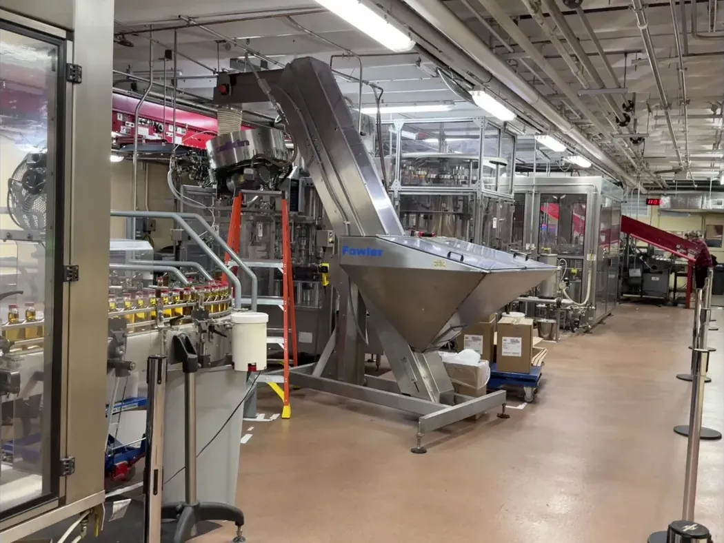 An industrial production floor