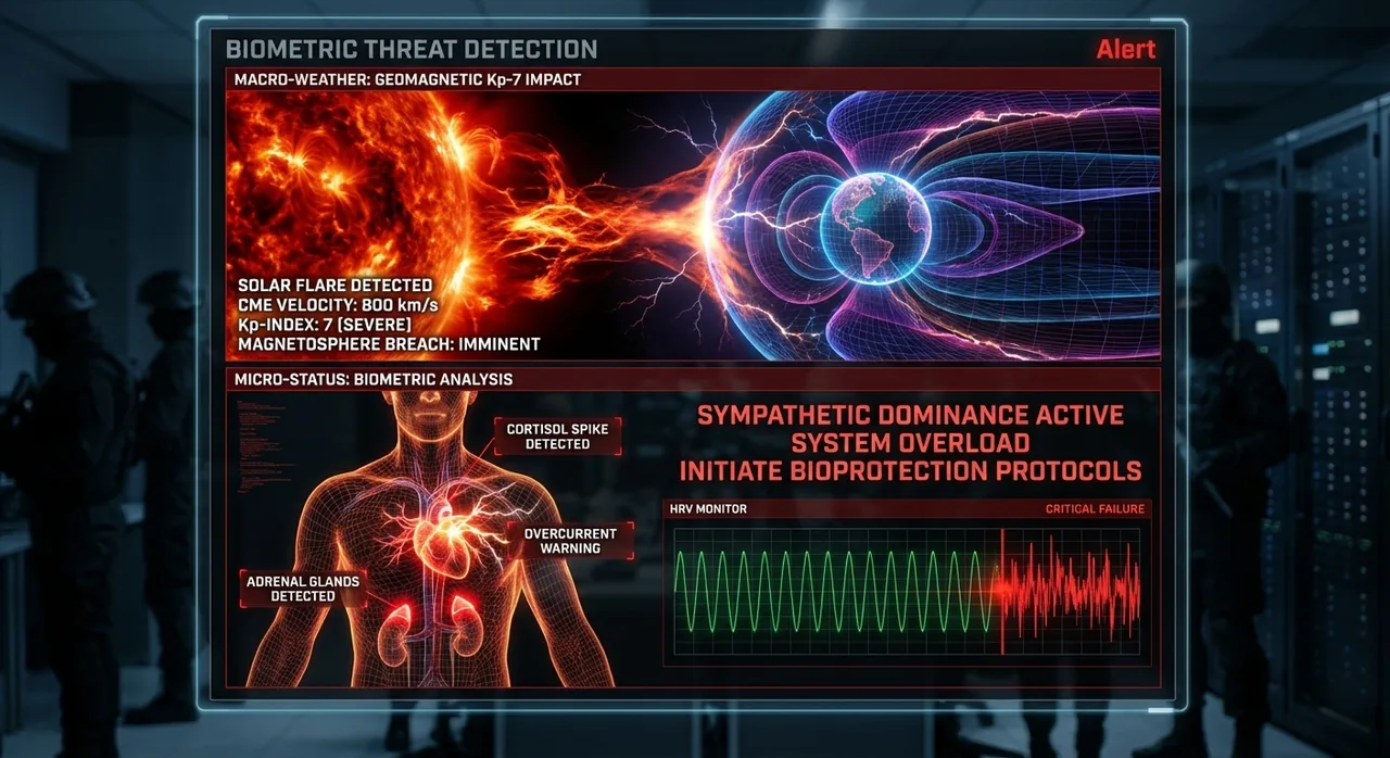 THE HELIO-BIOLOGICAL STRESS RESPONSE